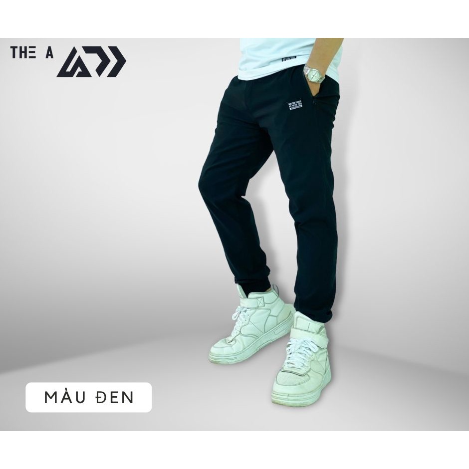 Quần Jogger Kaki thun Nam nữ Unisex THE A Bigsize lên tới 115kg. Với chất liệu Kaki co giãn 4 chiều style Hàn Quốc JG01
