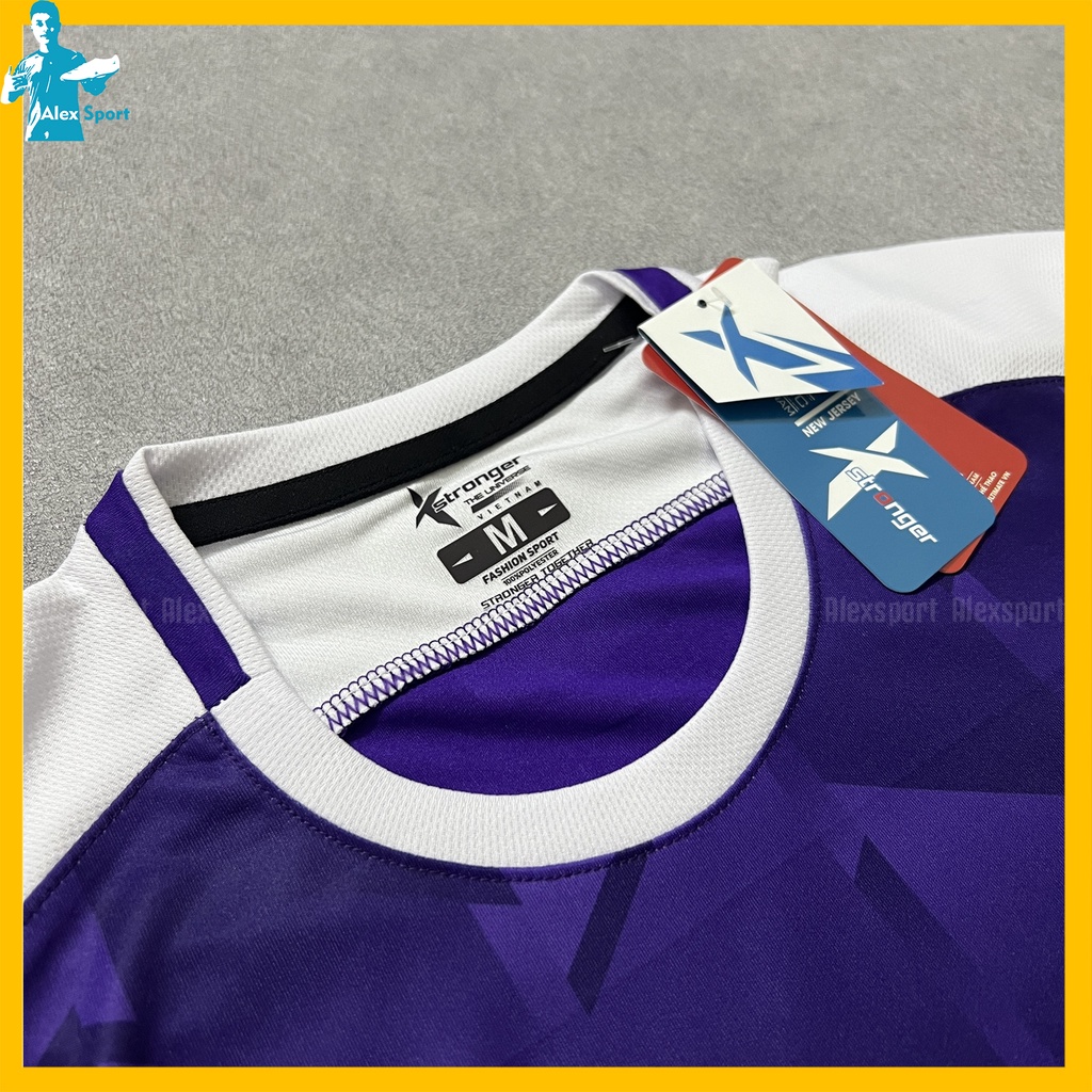 Bộ Quần Áo Bóng Đá XSTRONGER S15 màu tím