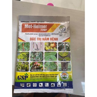 Chế phẩm trừ bệnh Met-Helmer 72WP đặc t.rị Nấm bệnh