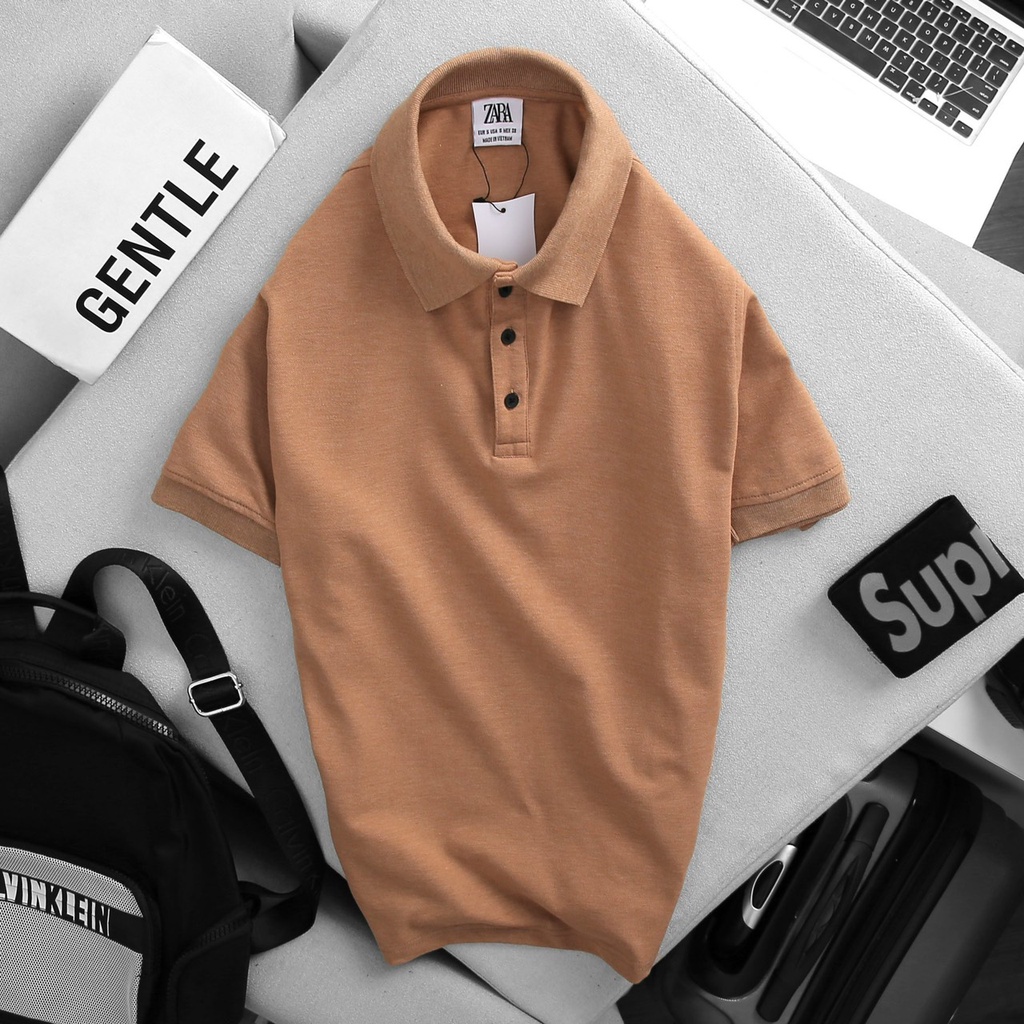 Áo thun polo nam chất vải ca sấu,bảng màu basic dễ mix match-full tem tag hãng