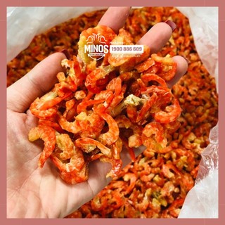 Khô tôm sú loại nhỏ minos - 200g/túi tôm khô i minos seafood