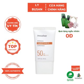 [ CÓ BILL HÀN ]  Phiên bản mới Kem chống nắng Innisfree Triple Shield 50ml