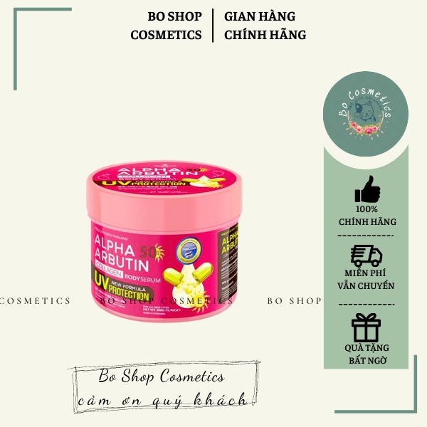 Kem Dưỡng Trắng Da Toàn Thân Alpha Arbutin Collagen Body Serum 500g Thái Lan