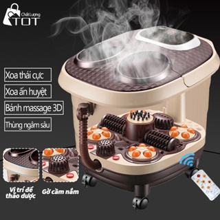 Máy ngâm chân massage hiệu KAIMEIDI xoa bóp bàn chân tự động thêm cân bằng nhiệt bản mới nhất FU202