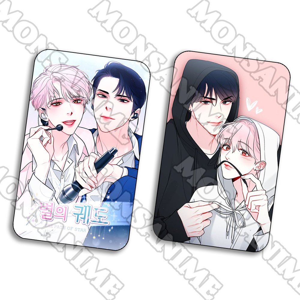 Ảnh card bo góc in hình Quỹ đạo của chòm sao BL thẻ bo viền 5*8cm chibi sưu tầm 1 tấm
