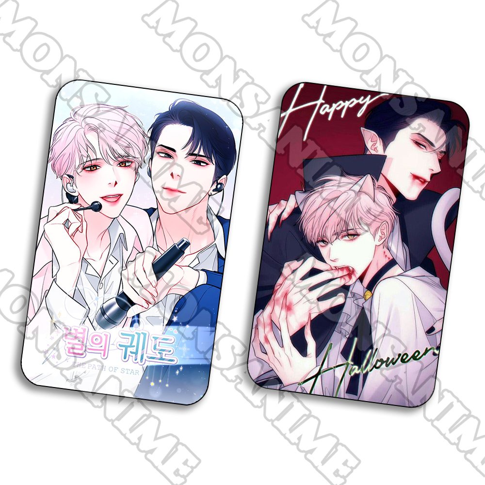 Ảnh card bo góc in hình Quỹ đạo của chòm sao BL thẻ bo viền 5*8cm chibi sưu tầm 1 tấm