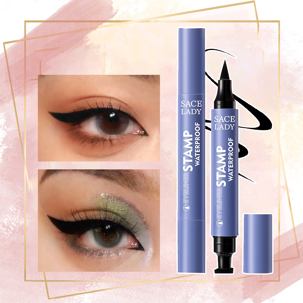 Bút Kẻ Mắt Sace Lady 2 Đầu Dễ Kẻ Chống Thấm Nước Lâu Trôi SL359