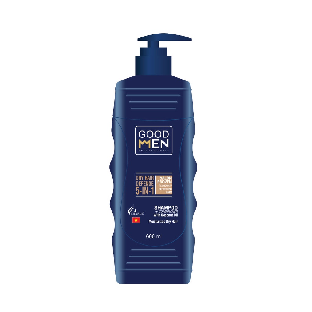 Sữa tắm gội toàn thân GOOD MEN Professionals 5 in 1 Charme 600ml