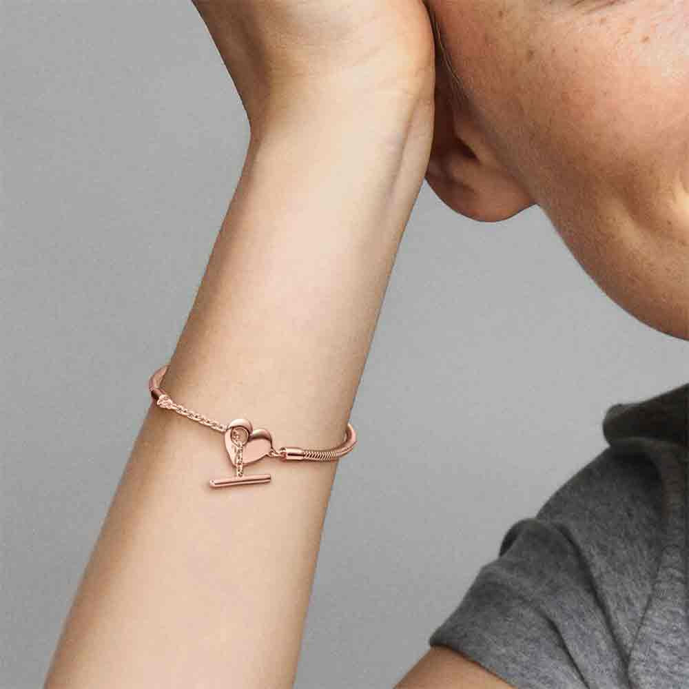 Vòng Tay Mạ Bạc 925 Hình Bàn Tay Hamsa Phong Cách Cơ Bản Mới