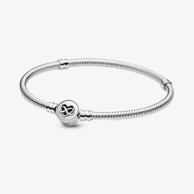Vòng Tay Mạ Bạc 925 Hình Bàn Tay Hamsa Phong Cách Cơ Bản Mới