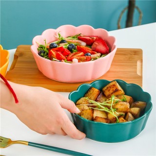 Thố hoa tròn, thố nướng phong cách Bắc Âu 15cm x 5cm