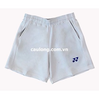 Quần Short Cầu Lông Nữ Yonex Logo Trắng