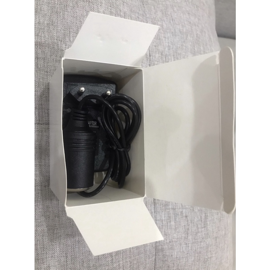 Bộ chuyển đổi nguồn điện 220V sang 12V/2A, đầu tẩu thuốc trên ô tô | BigBuy360 - bigbuy360.vn