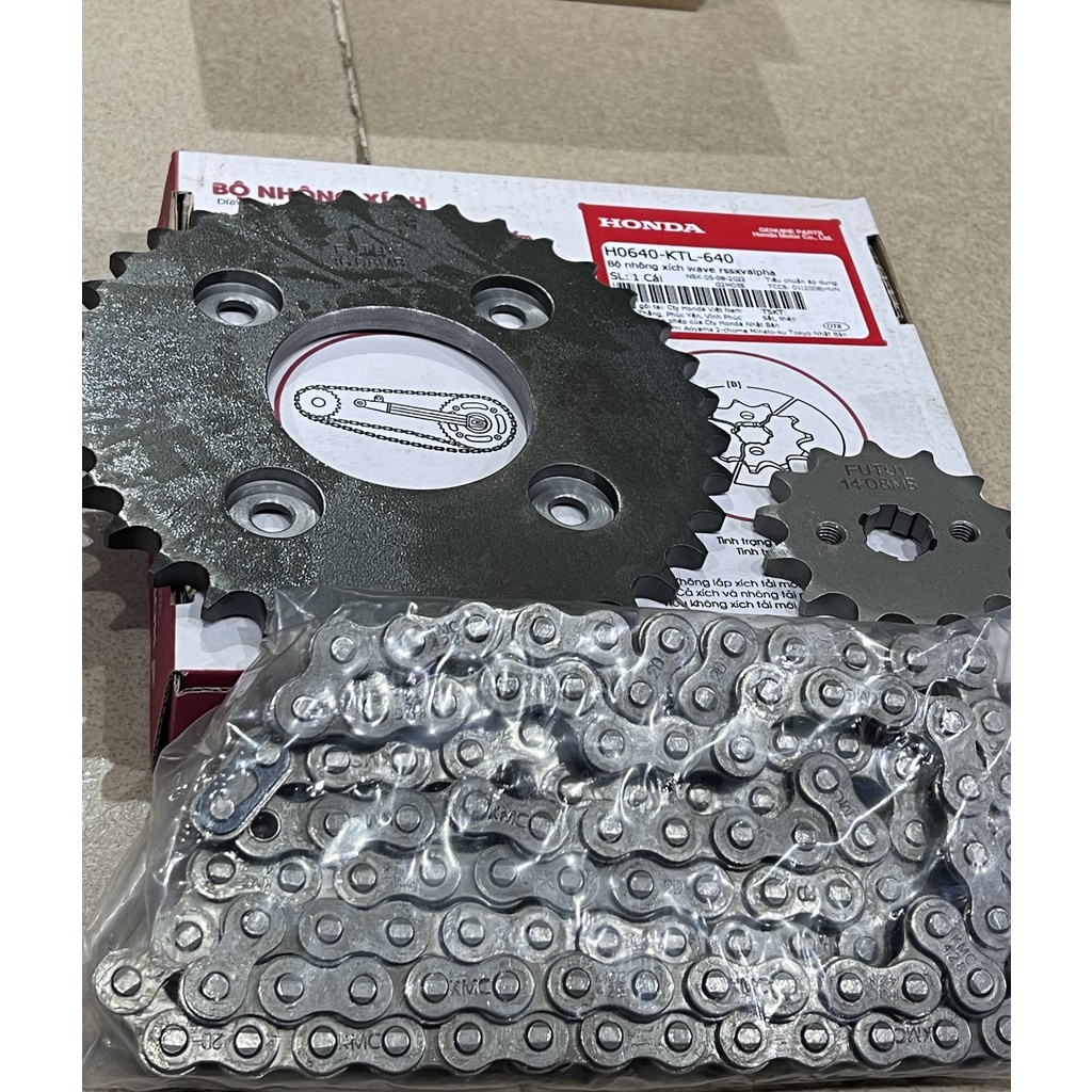 HONDA Bộ Sên Dĩa Wave @ Đời Đầu, Super Dream, Future 110,  Wave A RS RSX 100-110,  Fu Neo 125, Fu Led, Winner 150 125