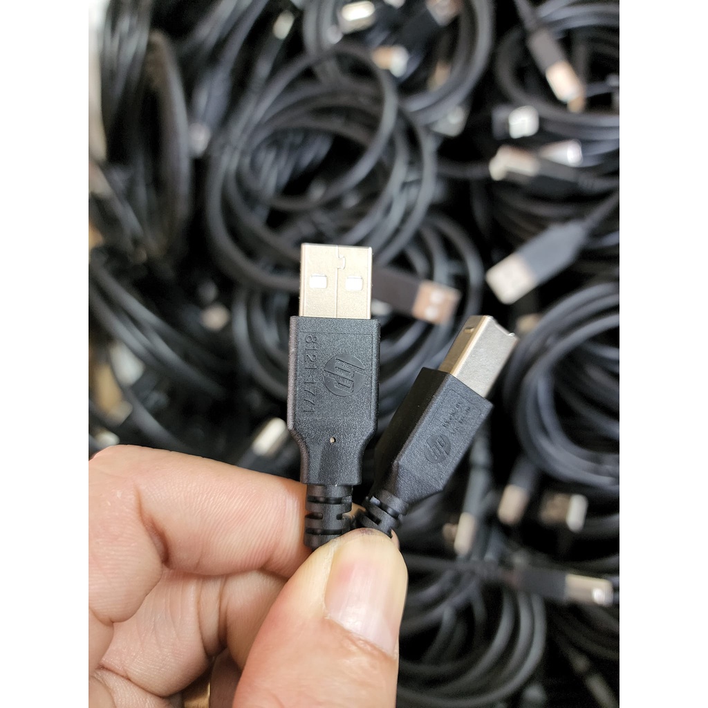 Dây Máy In USB 1.5m  Đen kết nối máy in với máy tính