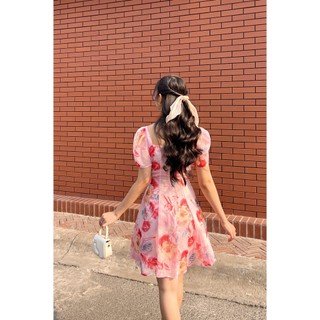 OLV - Đầm Rosaca Square Neck Dress