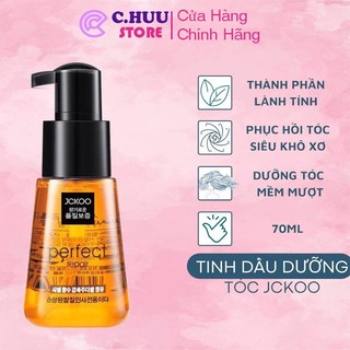 Tinh dầu dưỡng tóc uốn, dưỡng tóc khô xơ, tóc nhuộm Jckoo giúp giữ nếp
