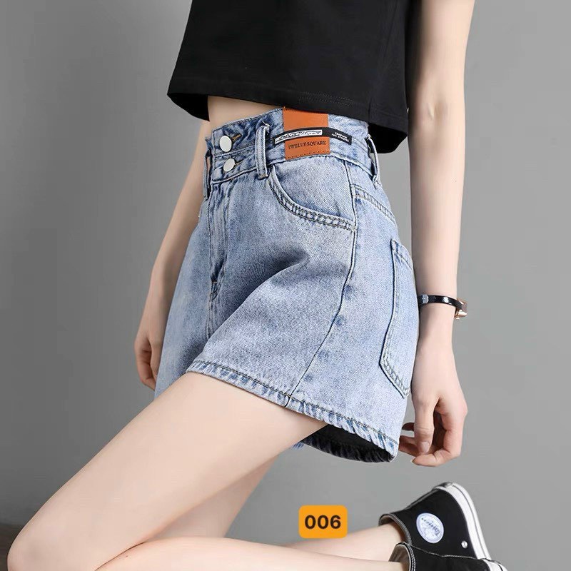 Quần short jean nữ chất co giãn , quần đùi jean cao cấp Bi shop173 ms007