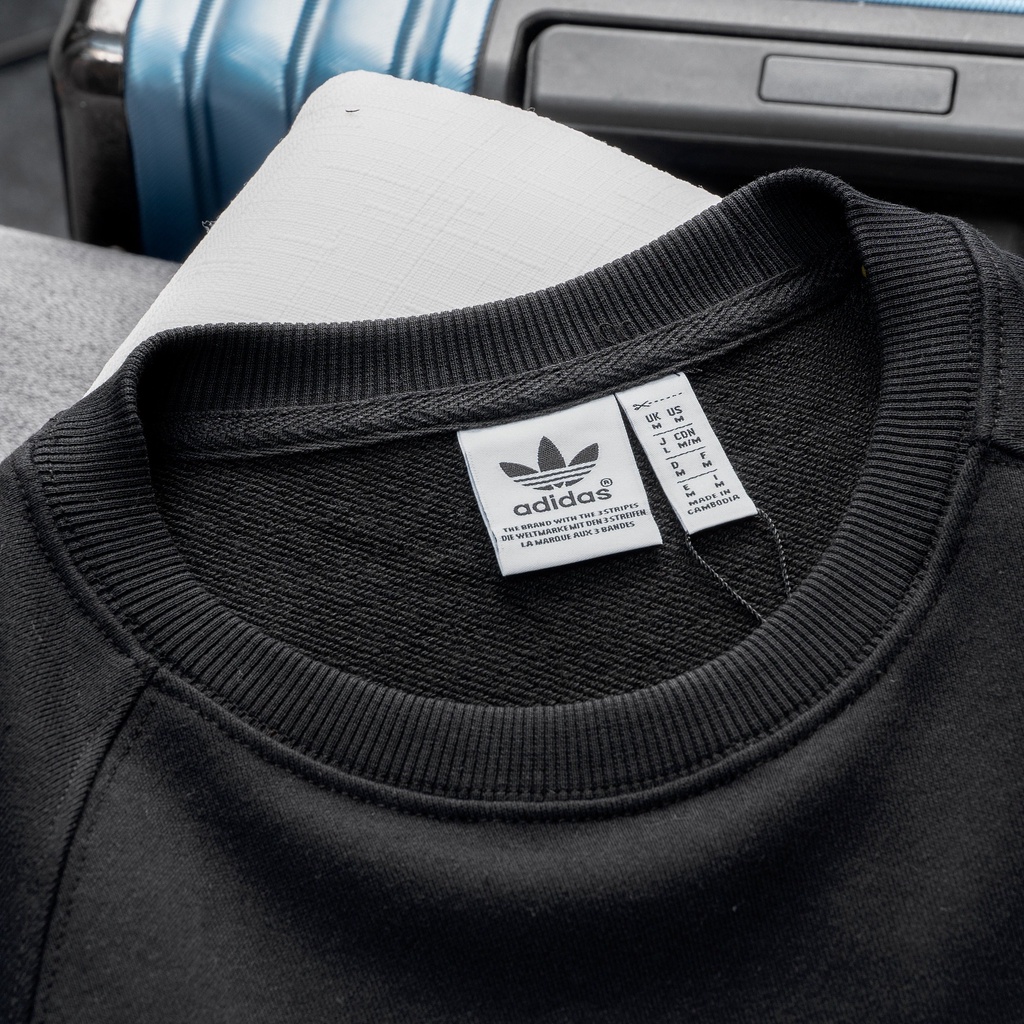 Áo Sweater Nỉ Das MU Original -VNXK-Đen