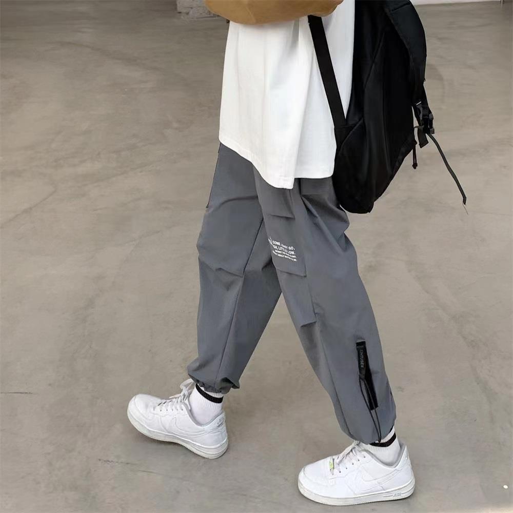 QuầN DàI ốNg RộNg MàU SắC đơN GiảN Có DâY RúT Phong CáCh HàN QuốC Cho Nam 2023 Xu HướNg MớI QuầN Legging Hip Hop | BigBuy360 - bigbuy360.vn