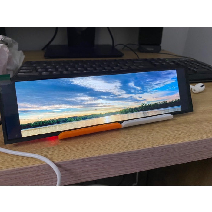 Màn hình dài 8,8 inh độ phân giải cao IPS 1920 x 480, HDMI mini | BigBuy360 - bigbuy360.vn