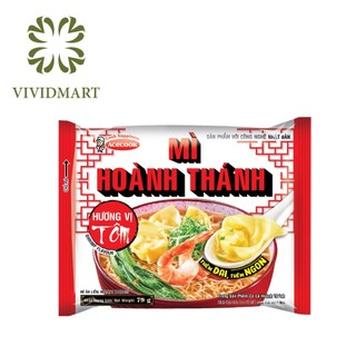 [GÓI LẺ] - ACECOOK - Mì Hoành Thánh Tôm / Mì ăn liền Hoành Thánh hương vị Tôm (Mì ăn liền vằn thắn tôm / Mì vằn thắn tôm