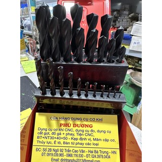 Bộ mũi khoan sắt 19 mũi phi 1-10mm