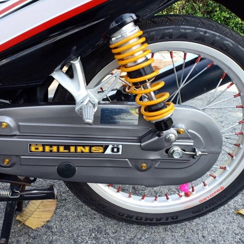 Bộ Gác Chân Sau Kiểu Raider Có Pát CNC Gắn Cho Exciter 135, Sirius