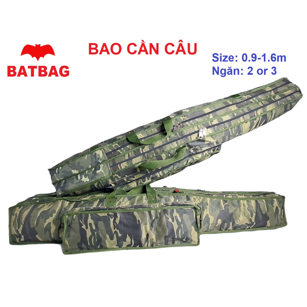 Túi Bao Câu, Túi Đựng Đồ Câu Siêu Bền Chống Thấm Nước Mầu Rằn Ri Nhiều Ngăn - Toolsbag.Vn