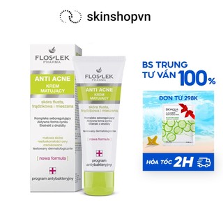 Kem Kiểm Soát Dầu Và Điều Tiết Nhờn Floslek Anti Acne Mattifying Cream 50ml - BS Nguyễn Đình Trung