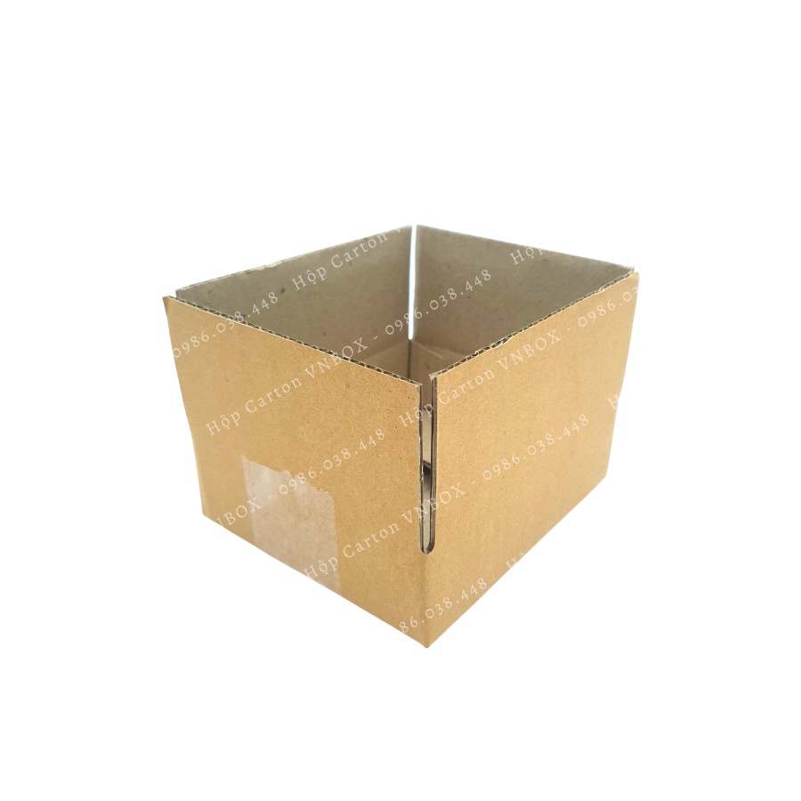 14x12x4 Combo 100 Hộp carton đóng hàng hộp giấy, hộp ship cod gói hàng - VN Box