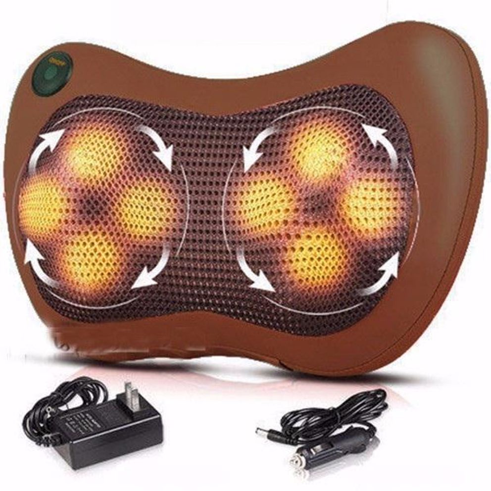 Gối Massage hồng ngoại 8 Bi . ĐTCA