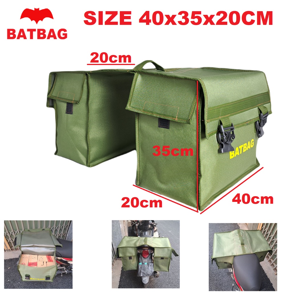 Túi Đồ Nghề Treo Hông Xe Máy Honda, Túi Bao Thư Báo, Túi Đồ Phượt Thủ Xe Ga, Xe Số 40X35X20Cm - Toolsbag.Vn