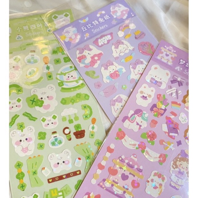 Sticker tấm trang trí cute