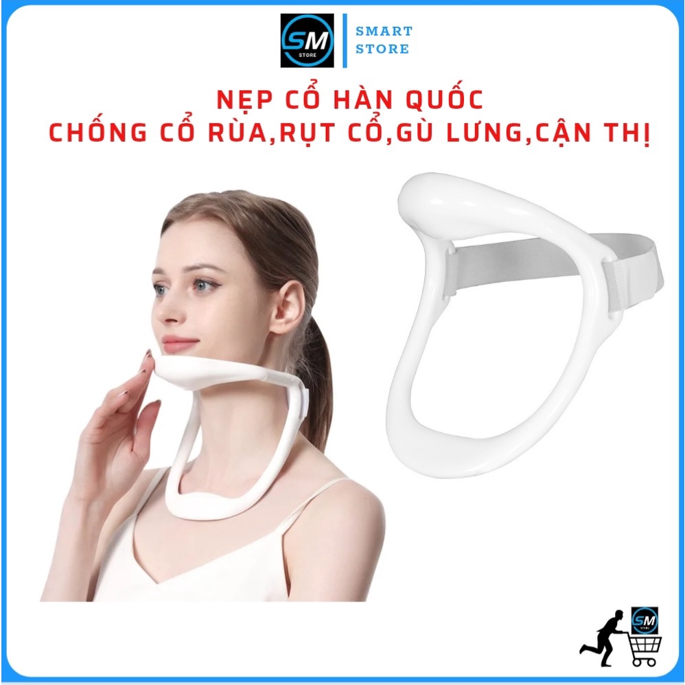 Nẹp cổ HÀN QUỐC hổ trợ Chống Gù lưng Cận thị-điều chỉnh tư thế đầu và dáng đi Giúp giảm tải cho đốt sống cổ SMART_STORE