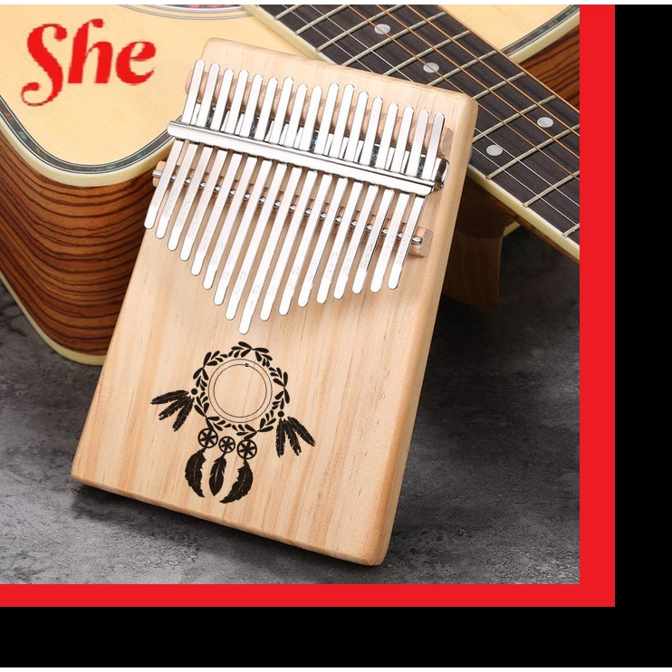 Cây đàn piano Đàn Kalimba giá rẻ AURORA gỗ nguyên khối AUO012 ukulele