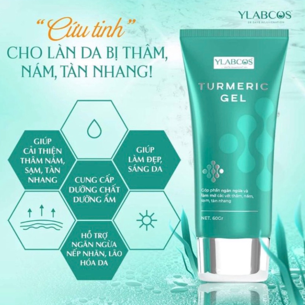 Gel mờ thâm nám Dr Lacir gel nám Turmeric gel ngừa nám mờ thâm sạm tàn nhang cho da tươi sáng khỏe mạnh sau tái tạo 60g | BigBuy360 - bigbuy360.vn