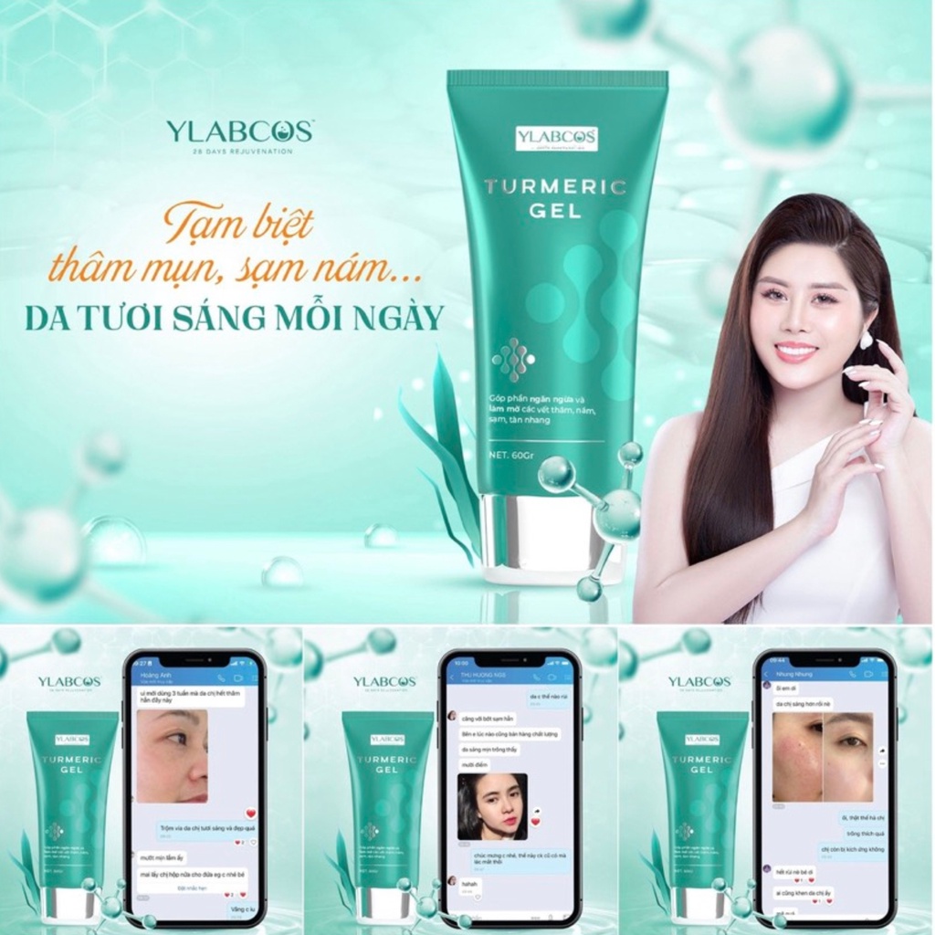 Gel mờ thâm nám Dr Lacir gel nám Turmeric gel ngừa nám mờ thâm sạm tàn nhang cho da tươi sáng khỏe mạnh sau tái tạo 60g | BigBuy360 - bigbuy360.vn