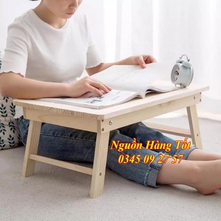 Bàn Xếp Gỗ Chân Thang Ngồi Bệt Kiểu Nhật KAMA 70x50x26cm - Tiện Dụng Ngồi Làm Việc, Bàn Ăn