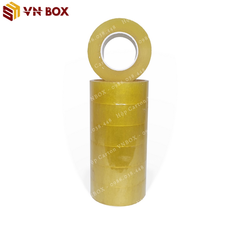 Băng dính 0.5kg lõi mỏng băng keo gói hàng trong suốt lõi thạch cao