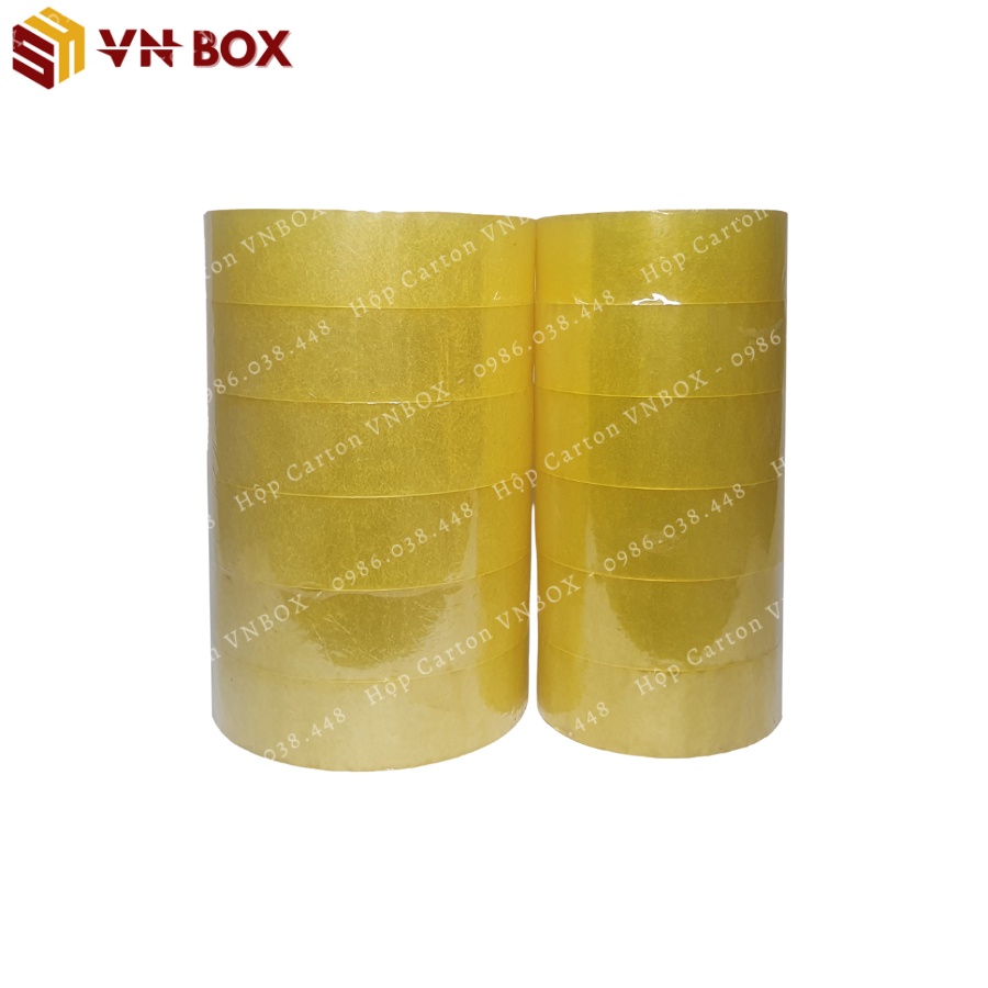 Băng dính 0.5kg lõi mỏng băng keo gói hàng trong suốt lõi thạch cao