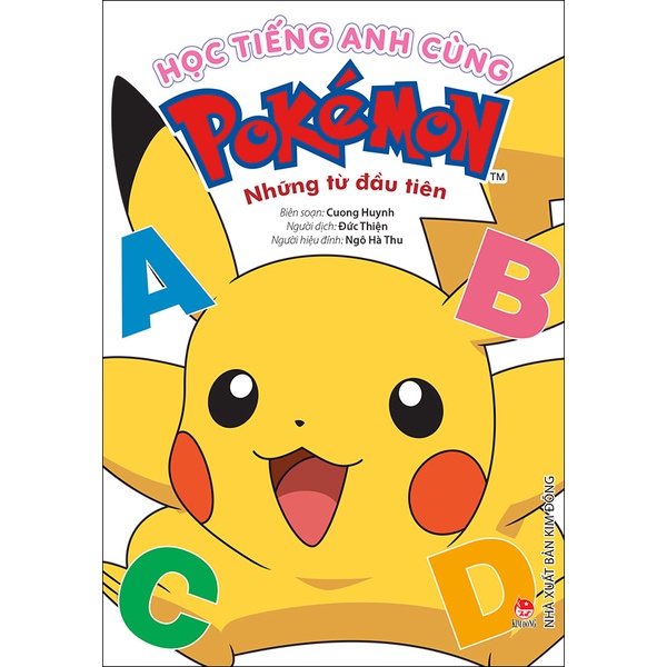 Kim Đồng - Sách - Học tiếng Anh cùng Pokémon - Những từ đầu tiên