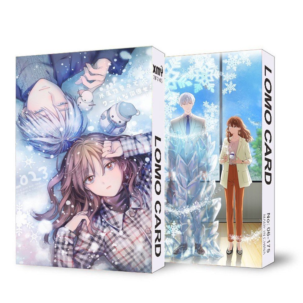 ( không kèm hộp ) Hộp ảnh lomo in hình CHÀNG BĂNG GIÁ VÀ NÀNG LẠNH LÙNG mẫu mới manhua nhiều mẫu thẻ card chibi 30 tấm