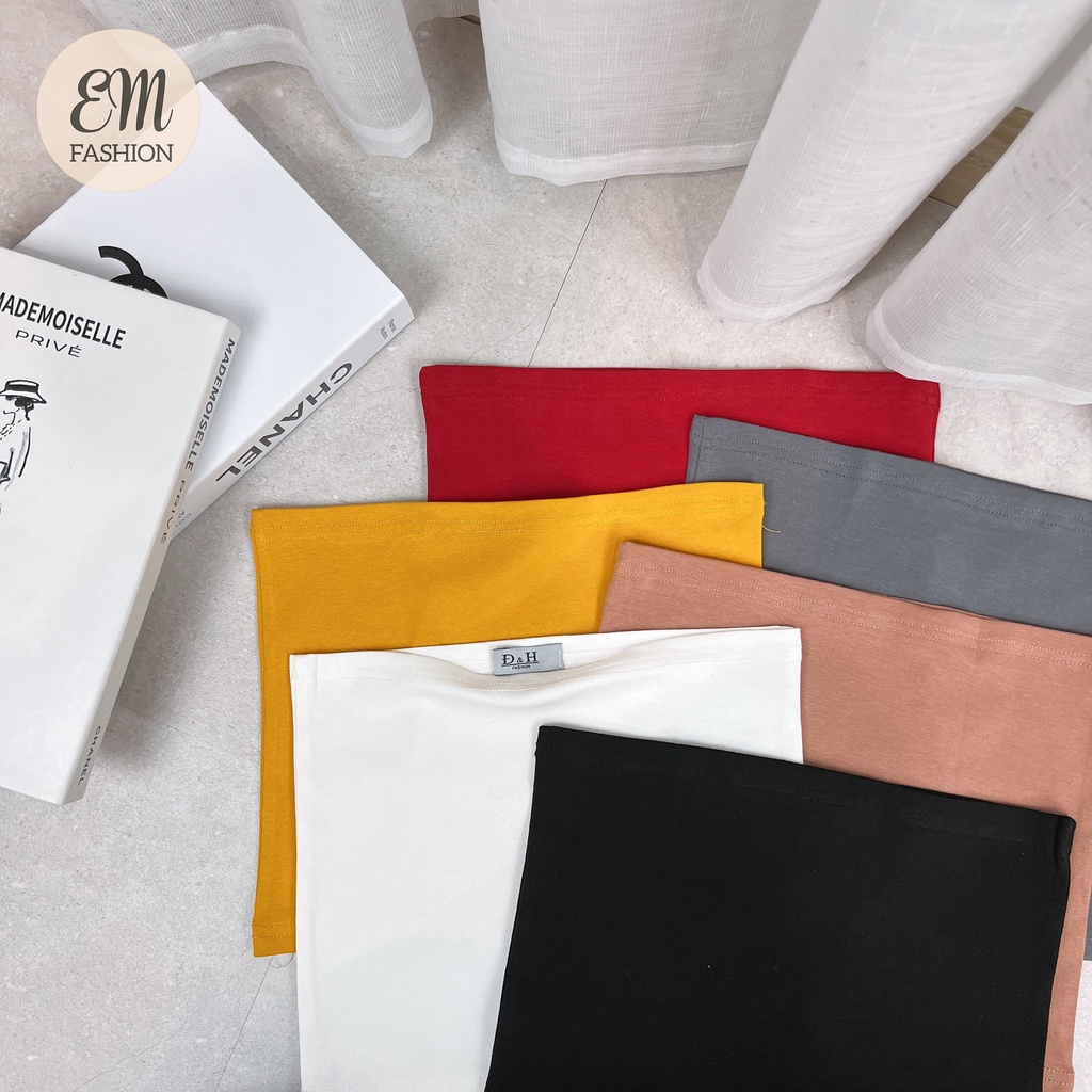 Áo ống croptop áo quây ngực nữ Cotton chất dày mát Freesize - EM Fashion | BigBuy360 - bigbuy360.vn