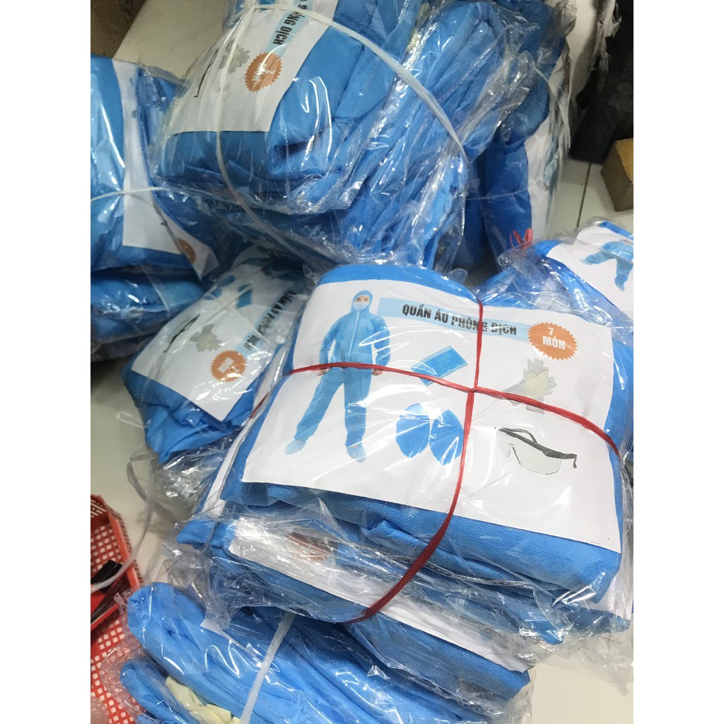 Đồ phòng dịch, bảo hộ 4 món, 7 món (Hàng Việt Nam) giá rẻ