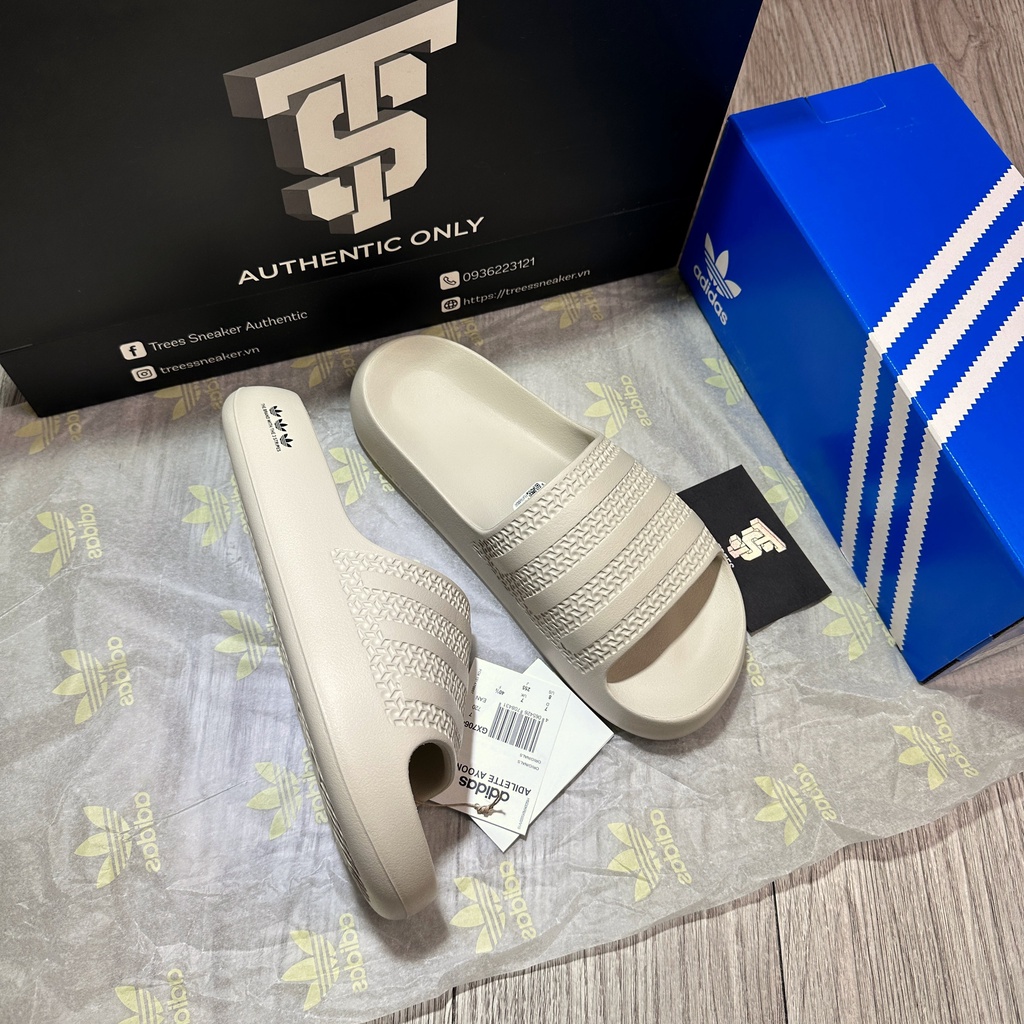 CHỐNG NƯỚC 100% Dép ADIDAS ADILETTE AYOON BLISS GX7064