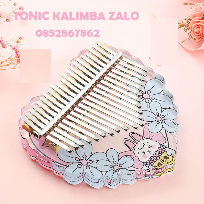 Đàn kalimba trong suốt mới nhất thumb piano 21-tone Kalimba 17-tone acrylic kalimba pha lê ngón tay trong suốt nhạc cụ p