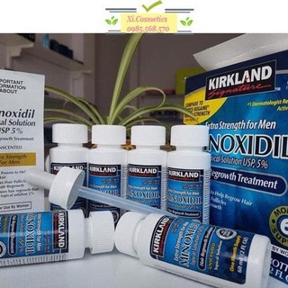 Mọc râu tóc - hói - dưỡng rậm chân mày minoxidil 5% kirkland