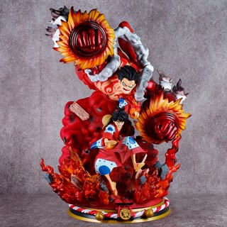 Mô hình nhân vật One Piece King Luffy gear 4 Sneakman cao 45 cm , Figure anime Luffy chính hãng .