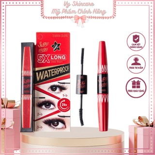 Mascara Hai Đầu Super Model 5x Long Deep Black Sivanna Colors Thái Lan
